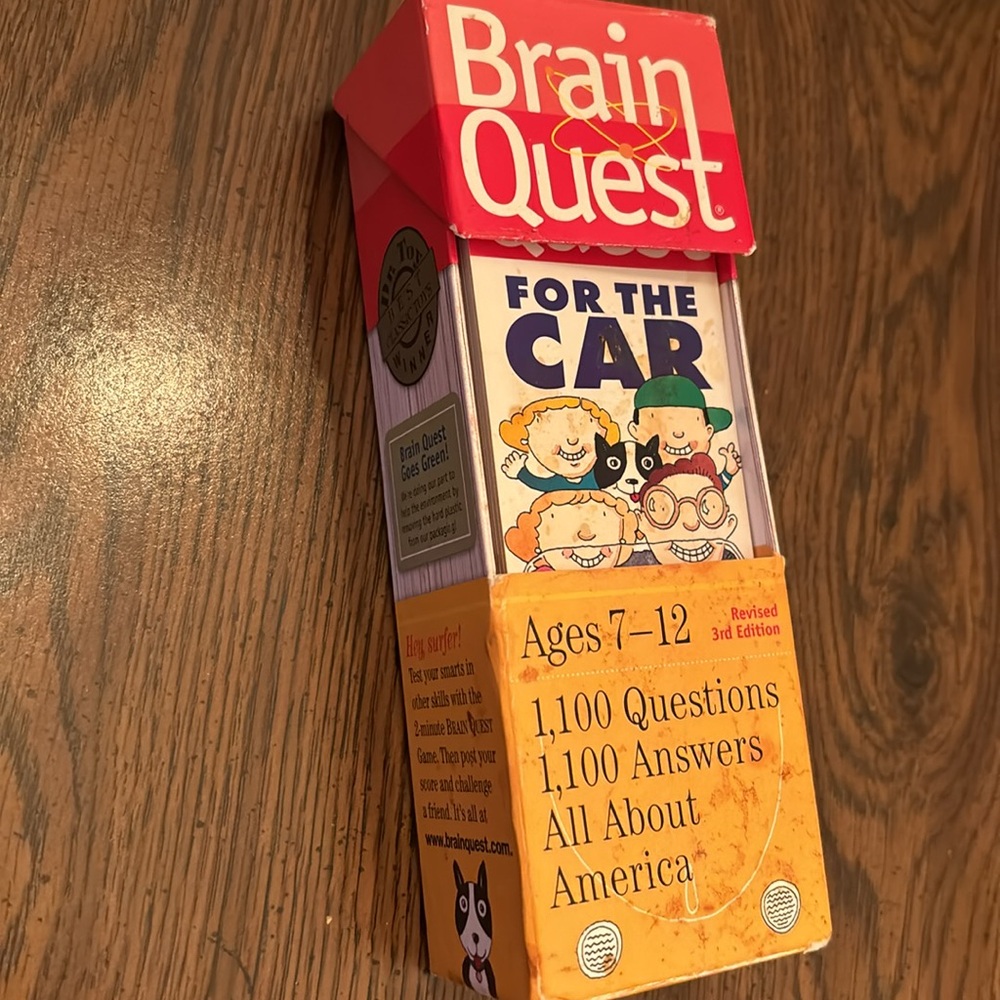 NWB Kids All about America Brain Quest for the car ages 7-12